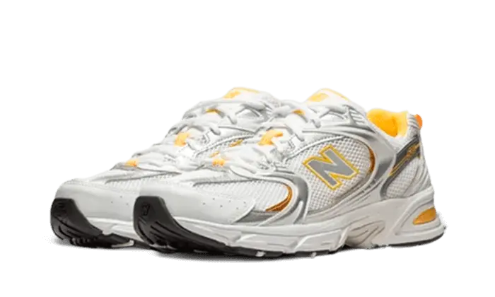 530 White Vibrant Apricot Silver Metallic VOSneakers