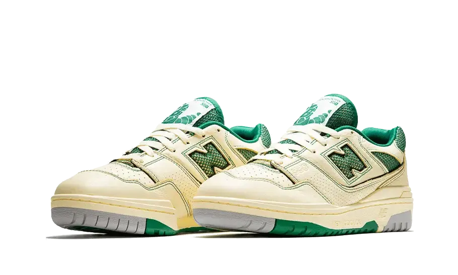 550 Aime Leon Dore Masaryk Community Gym Green VOSneakers