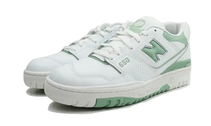 550 White Mint Green VOSneakers
