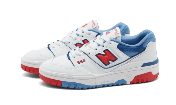 550 White True Red VOSneakers