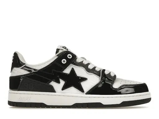 A Bathing Ape Bape SK 8 Sta Panda Patent BAPE