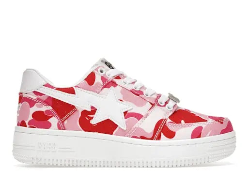 A Bathing Ape Bape Sta Low ABC Camo 20 th Anniversary Pink BAPE
