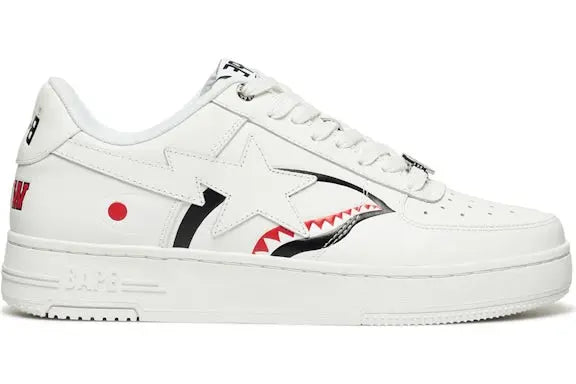 A Bathing Ape Bape Sta Low Shark Pack White BAPE