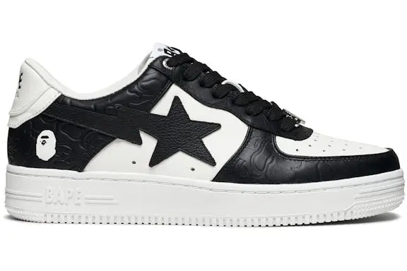 A Bathing Ape Bape Sta#4 Line Camo White Black BAPE