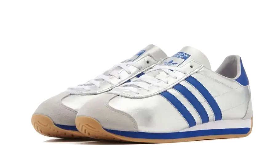 Adidas Country OG Matte Silver Bright Blue Adidas