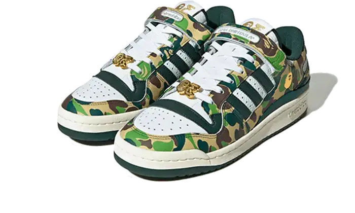 Adidas Forum 84 Low Bape 30th Anniversary Green Camo VOSneakers