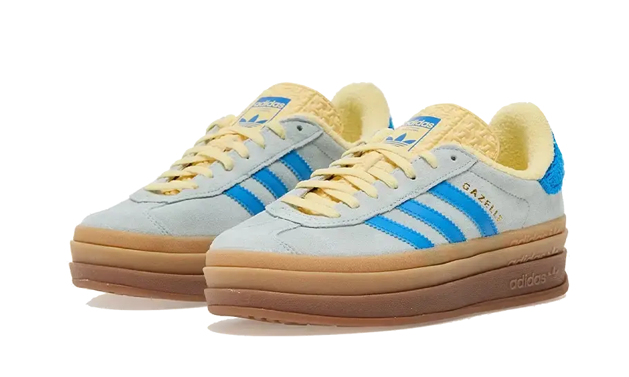 Adidas Gazelle Bold Almost Blue Yellow VOSneakers