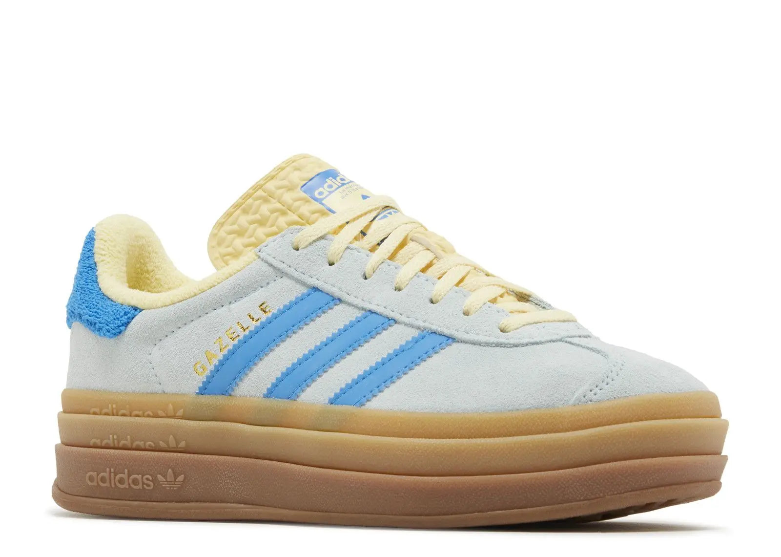Adidas Gazelle Bold Almost Blue Yellow Adidas