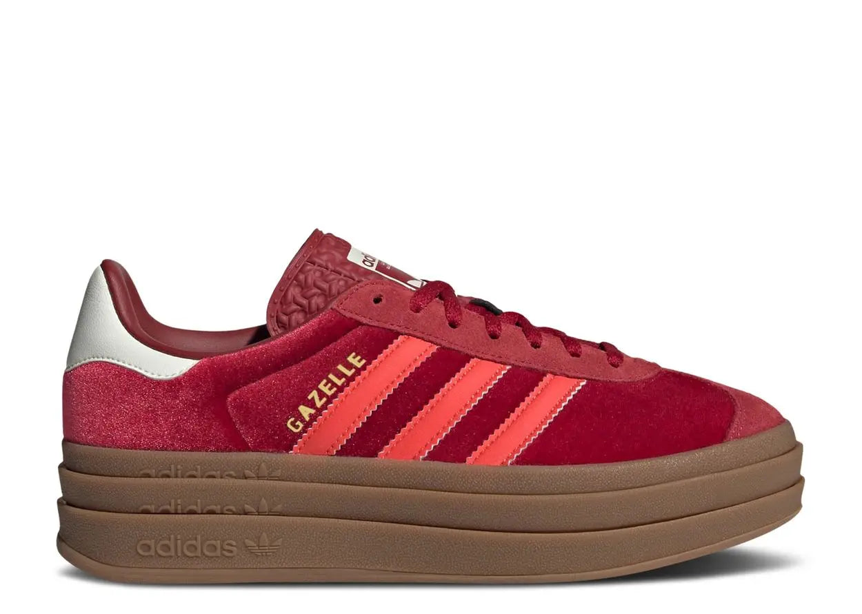 Adidas Gazelle Bold Bright Red Velvet Adidas