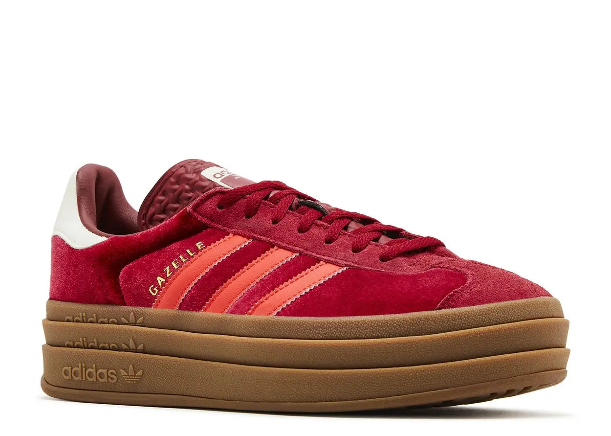 Adidas Gazelle Bold Bright Red Velvet Adidas
