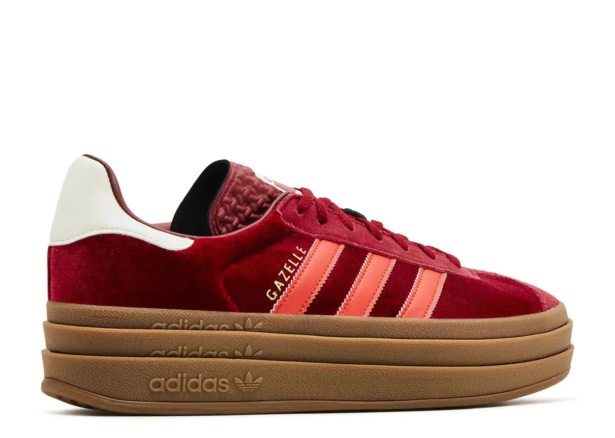 Adidas Gazelle Bold Bright Red Velvet Adidas