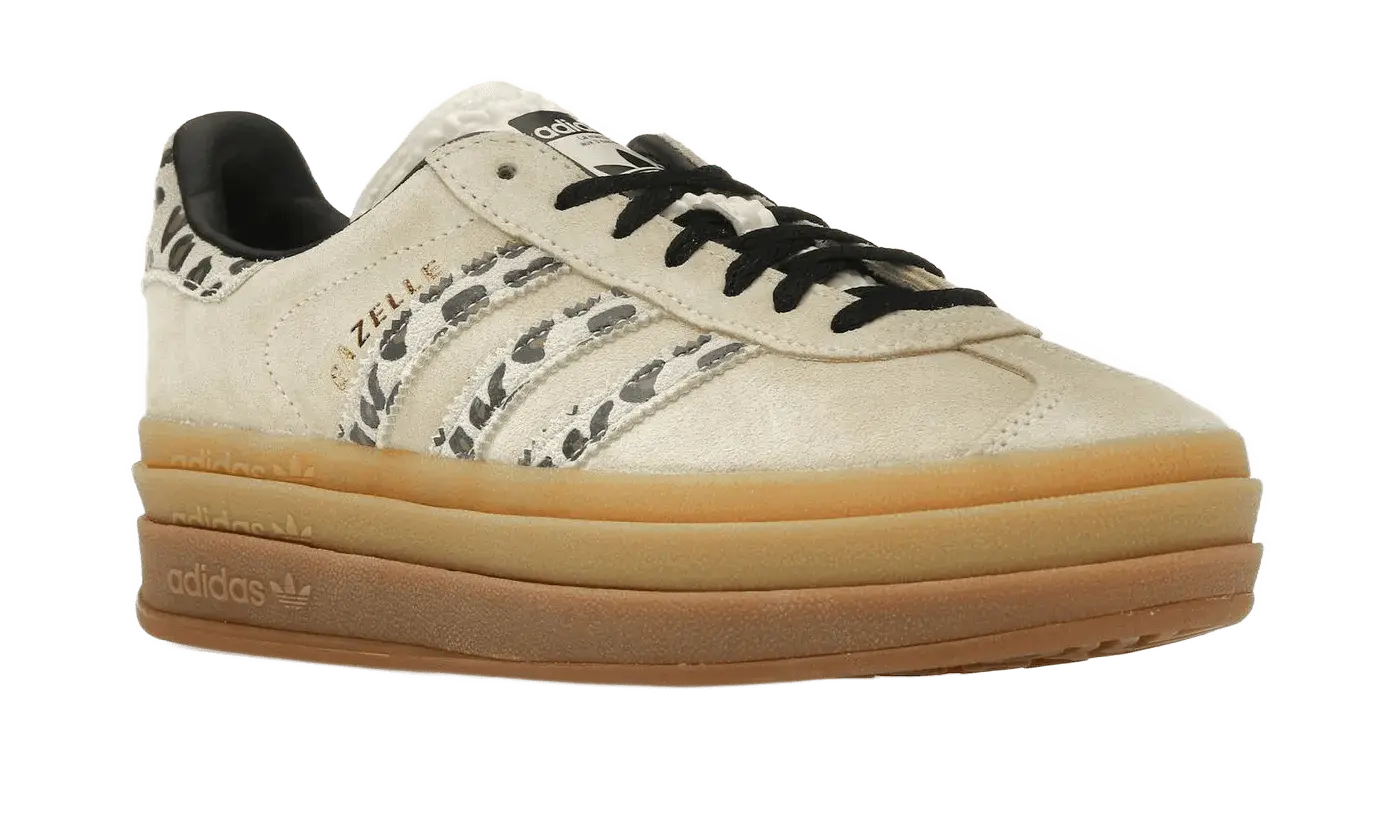 Adidas Gazelle Bold Cream Black Leopard VOSneakers