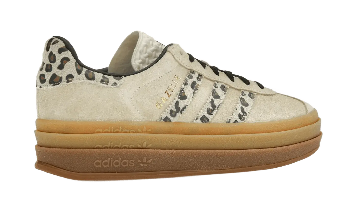 Adidas Gazelle Bold Cream Black Leopard VOSneakers