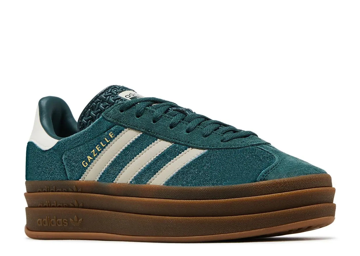 Adidas Gazelle Bold Mineral Green Velvet Adidas