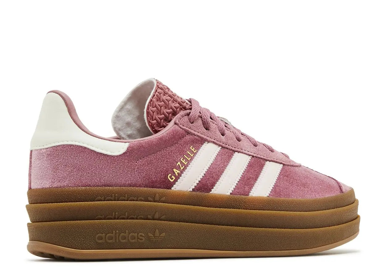Adidas Gazelle Bold Sandy Pink Velvet Adidas