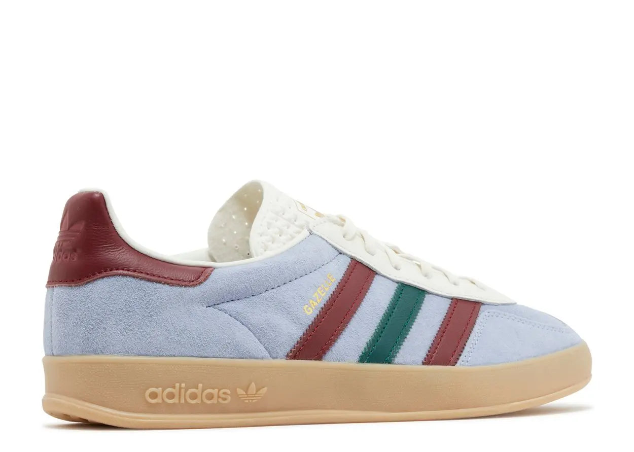 Adidas Gazelle Indoor Blue Dawn Collegiate Burgundy Adidas