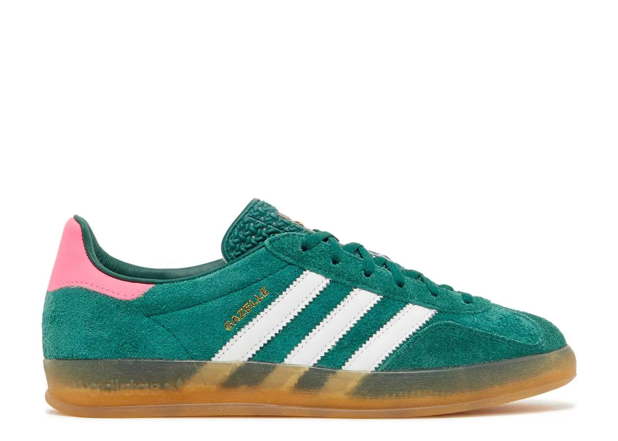 Adidas Gazelle Indoor Collegiate Green Lucid Pink Adidas