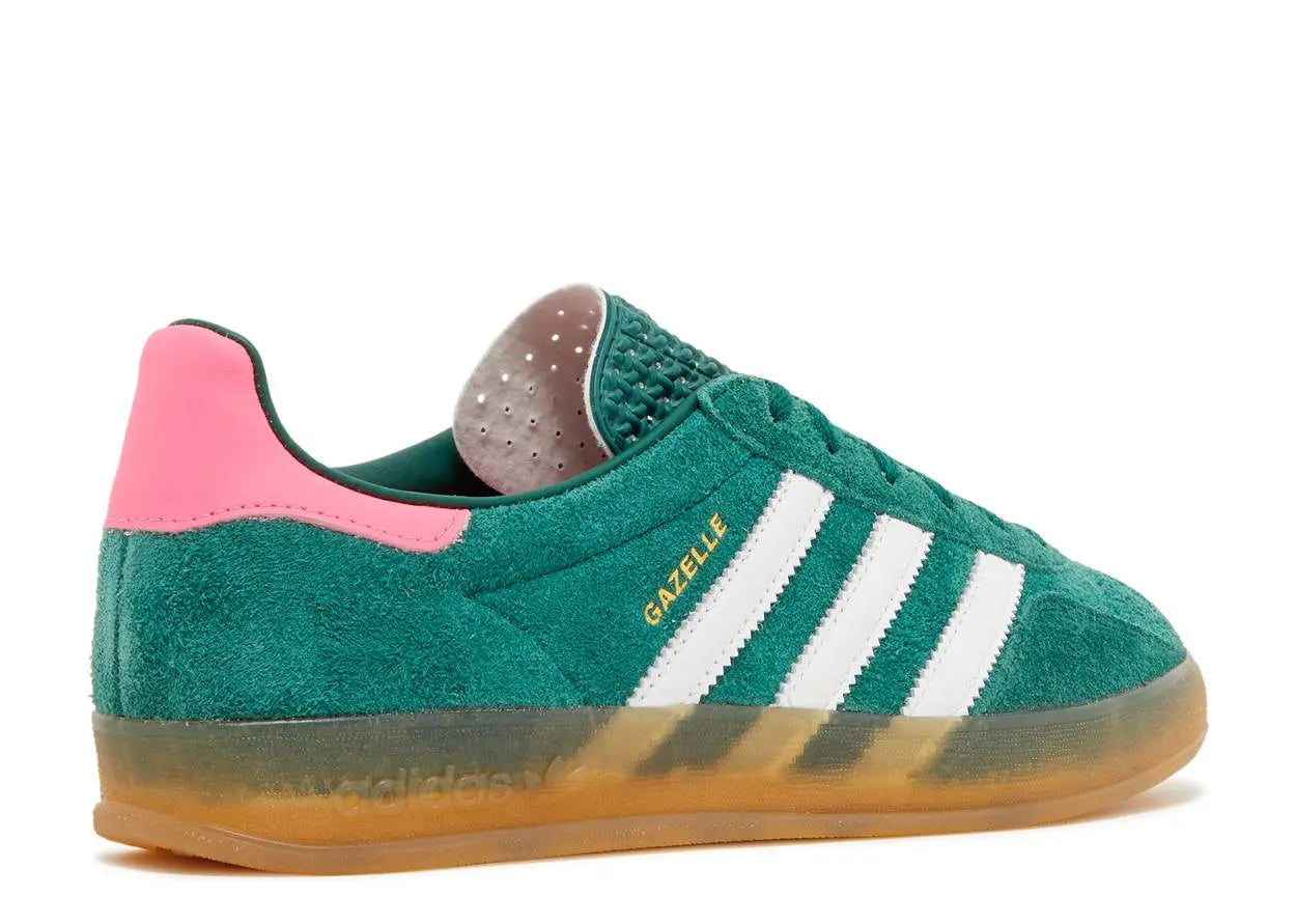 Adidas Gazelle Indoor Collegiate Green Lucid Pink Adidas