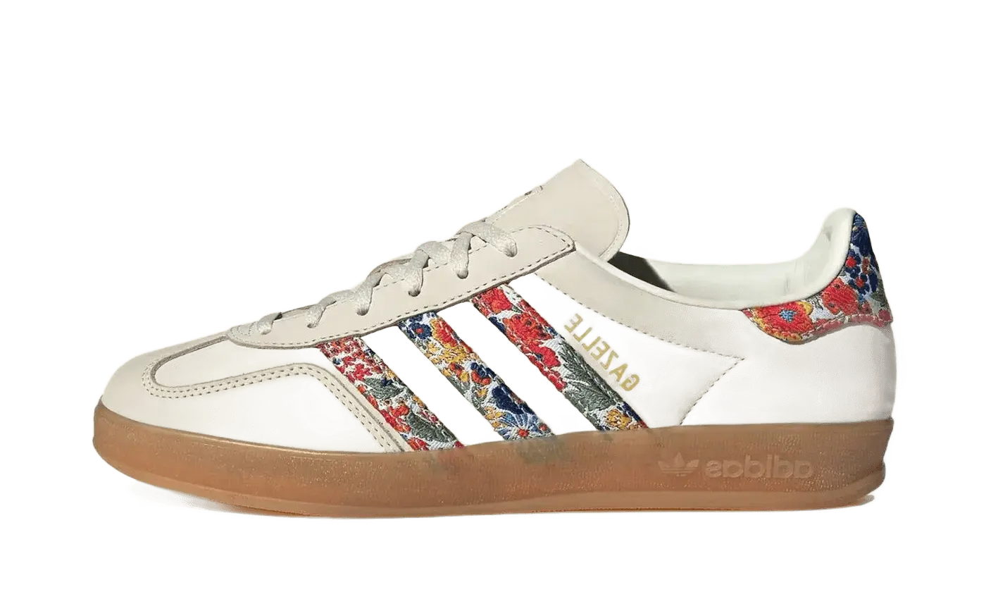 Adidas Gazelle Indoor Liberty London Floral Embroidery Stripes VOSneakers