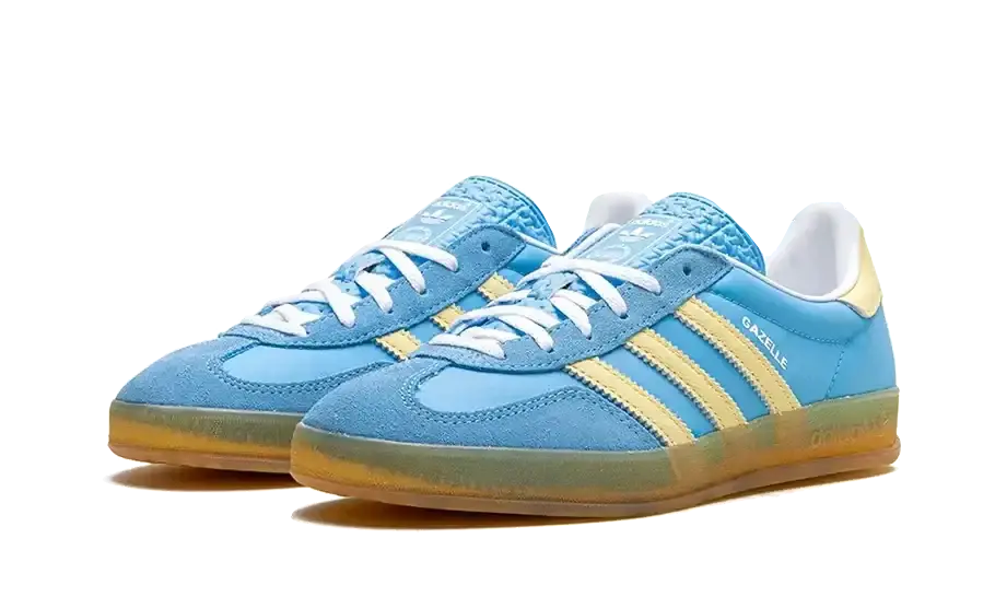 Adidas Gazelle Indoor Semi Blue Burst Almost Yellow VOSneakers