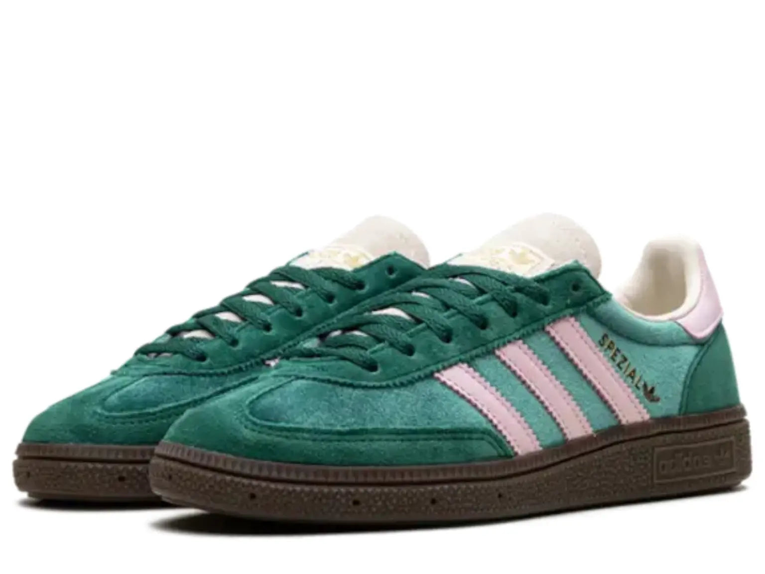 Adidas Handball Spezial Green Pink Velvet (Femme) Adidas