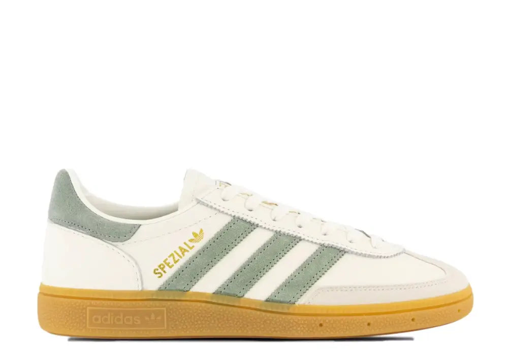 Adidas Handball Spezial Off White Silver Green Adidas