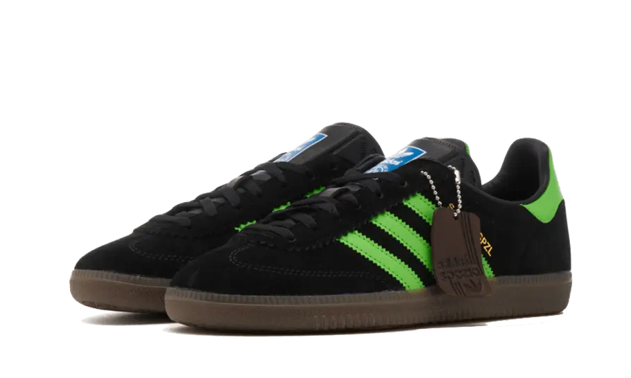 Adidas Samba Deco SPZL Core Black Lucid Lime VOSneakers