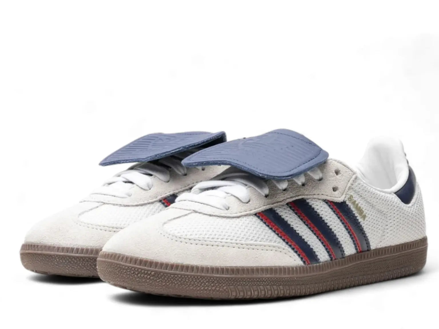 Adidas Samba LT Crystal White Dark Blue Adidas