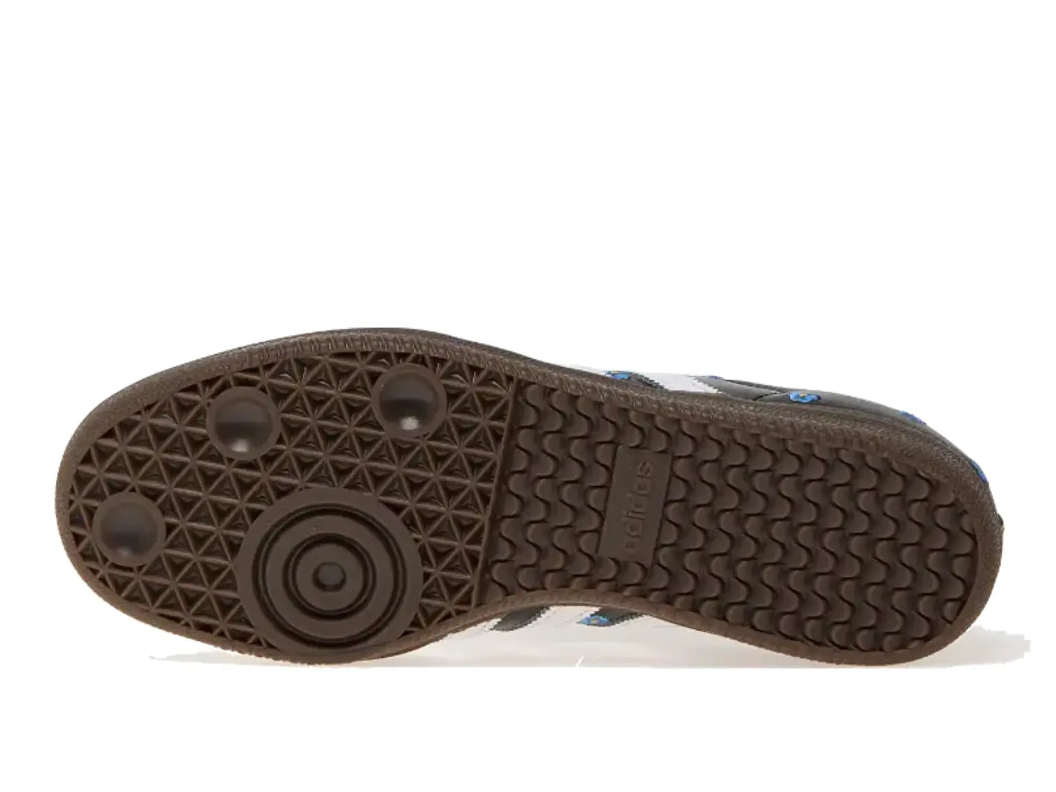 Adidas Samba Light Blue Floral Core Black (Femme) Adidas