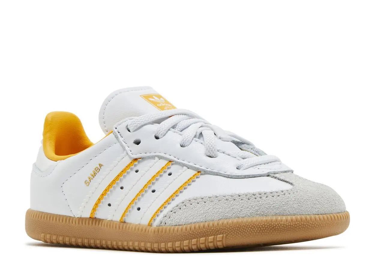 Adidas Samba OG Crystal White Cloud White Crew Yellow (TD) Air Jordan