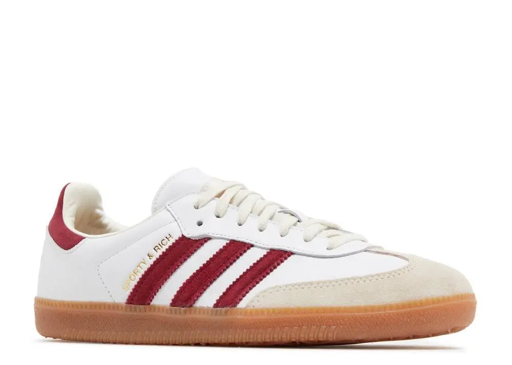 Adidas Samba OG Sporty & Rich White Core Burgundy Adidas