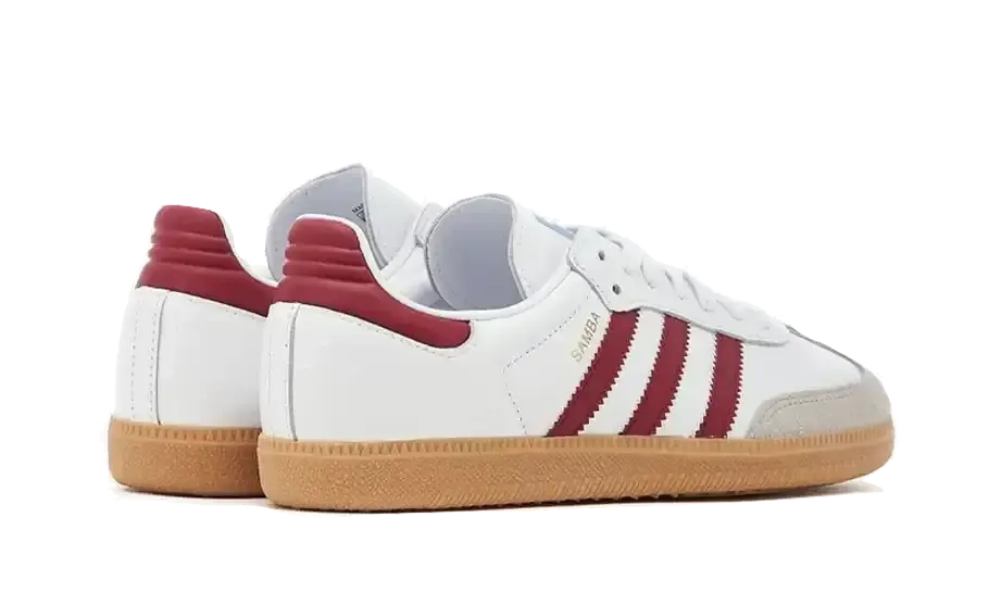 Adidas Samba OG White Burgundy Gum VOSneakers