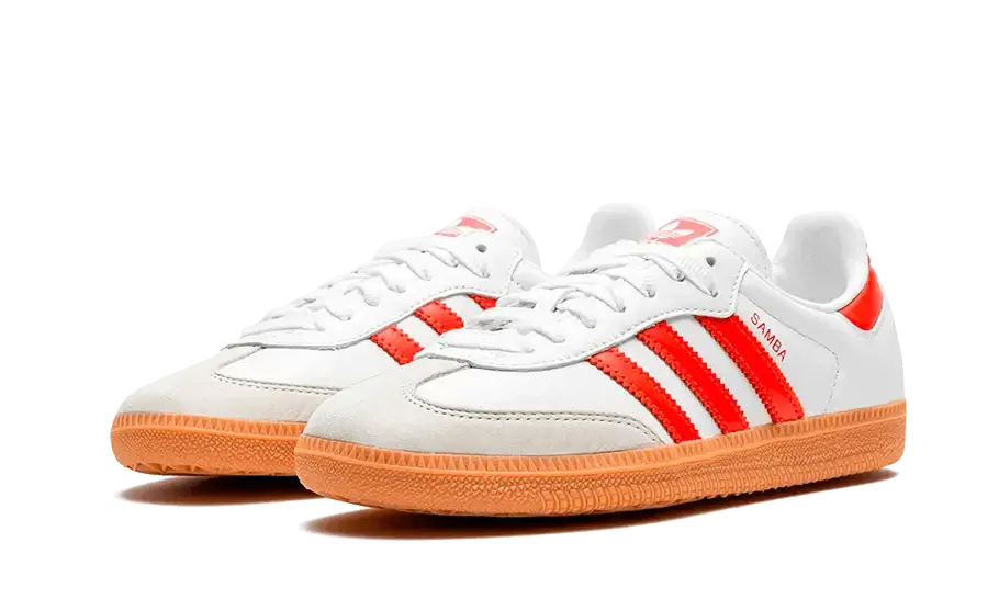 Adidas Samba OG White Solar Red Gum VOSneakers