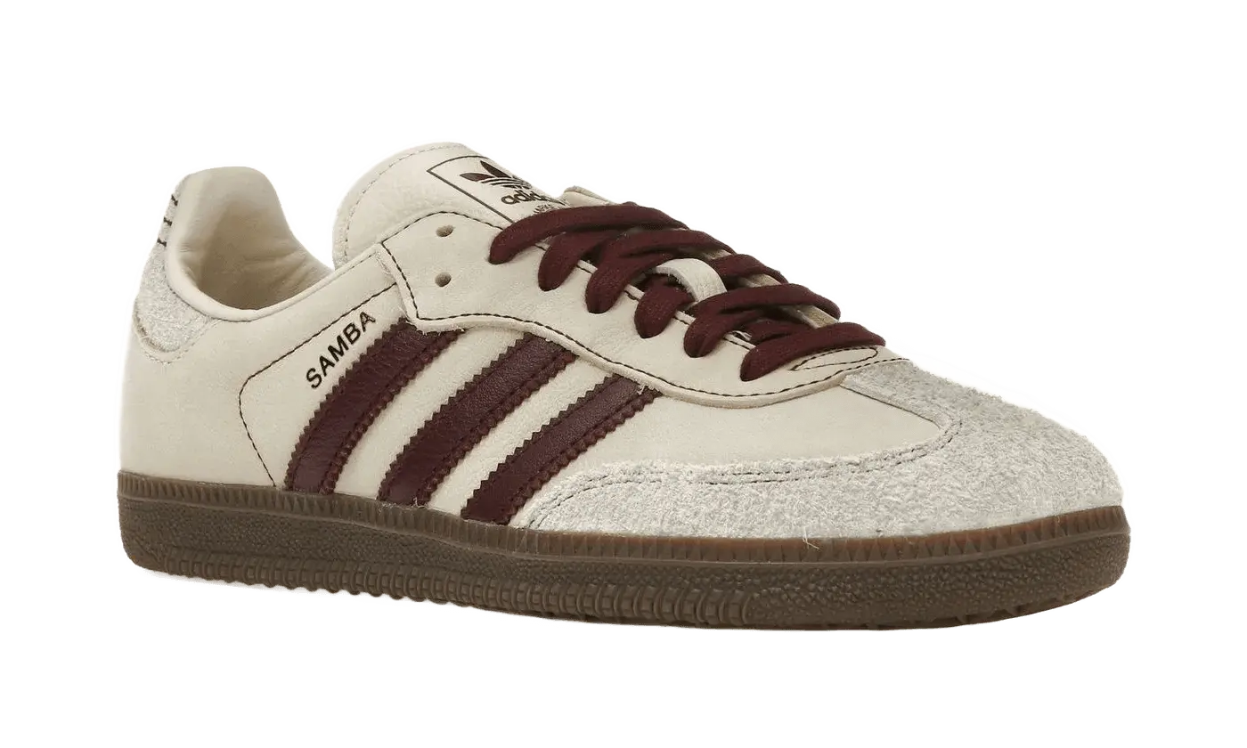 Adidas Samba OG Wonder White Maroon VOSneakers