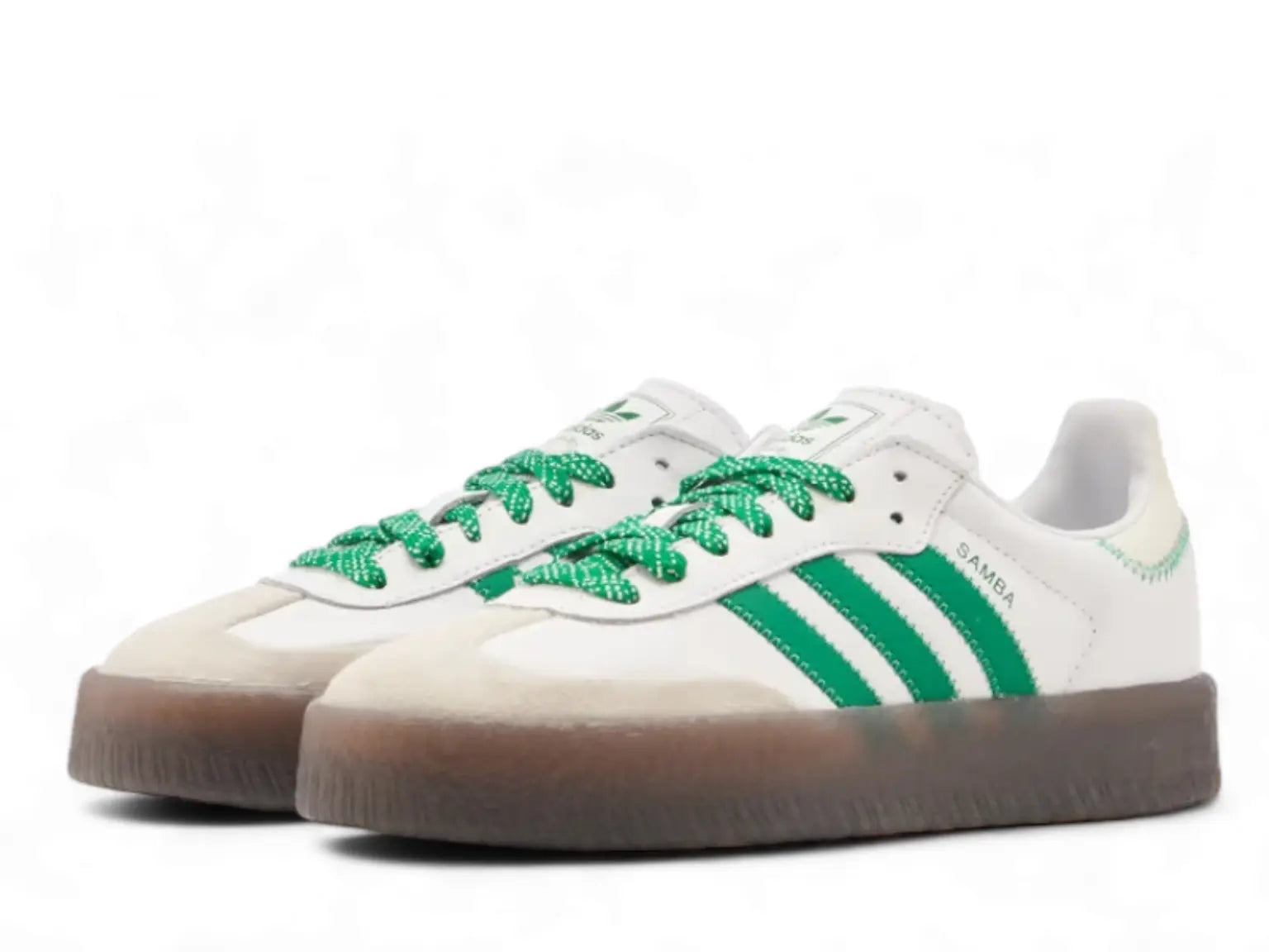 Adidas Sambae Cloud White Green (Femme) Adidas