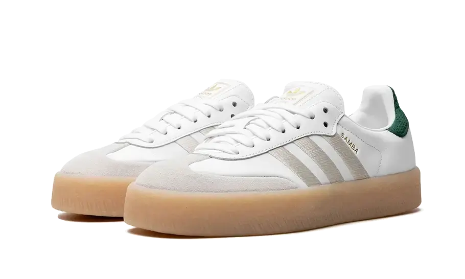 Adidas Sambae Off White Green Adidas