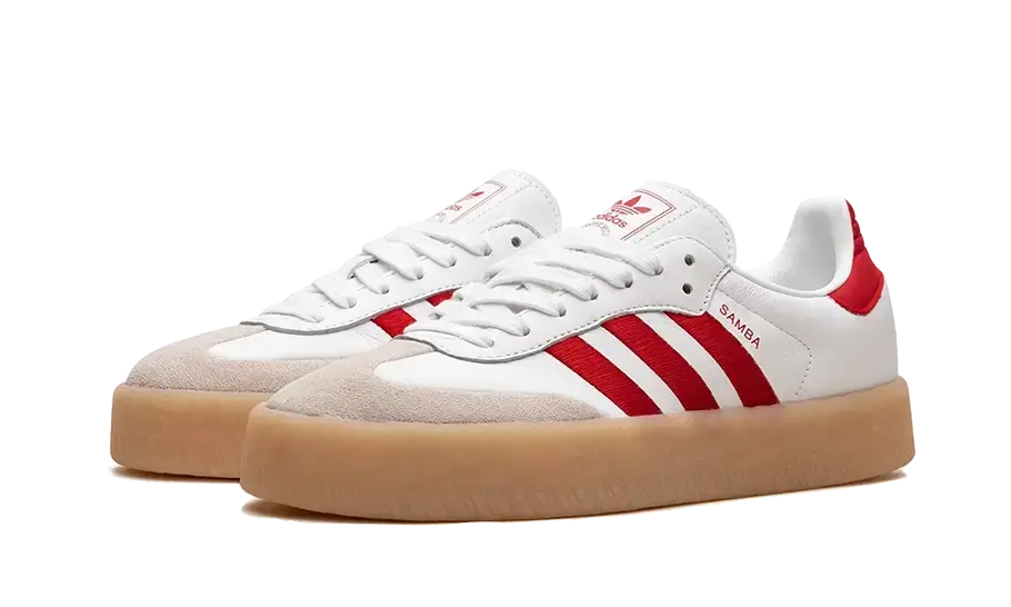Adidas Sambae White Better Scarlet Gum Adidas