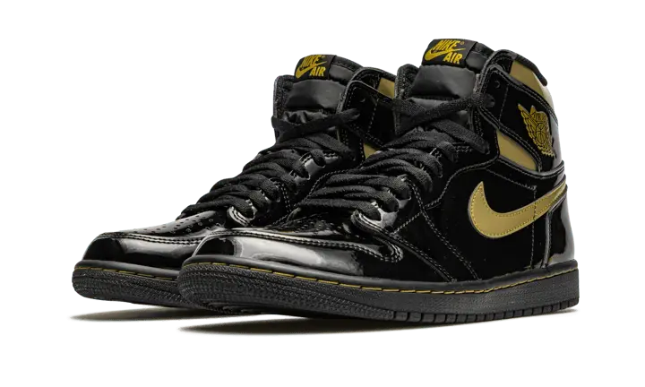Air Jordan 1 High Black Metallic Gold Air Jordan