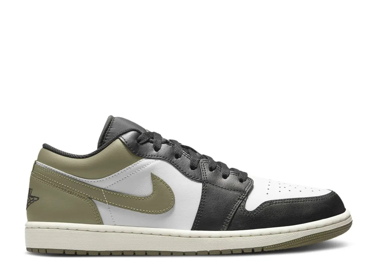 Air Jordan 1 Low Black Toe Medium Olive Air Jordan