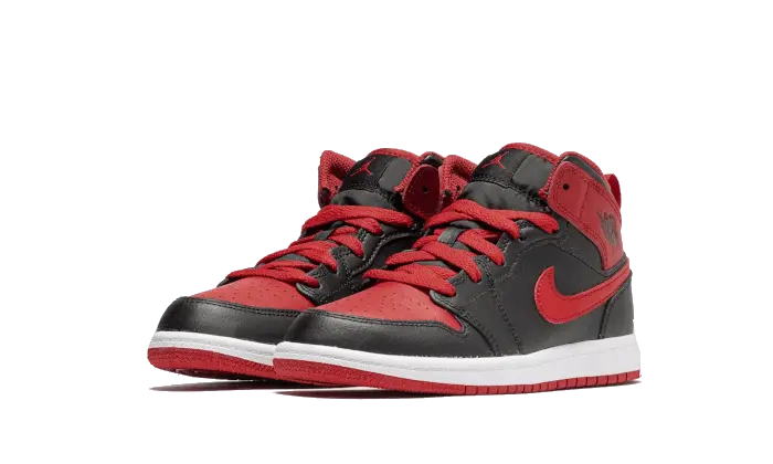 Air Jordan 1 Mid Alternate Bred 2022 Enfant Ps Air Jordan