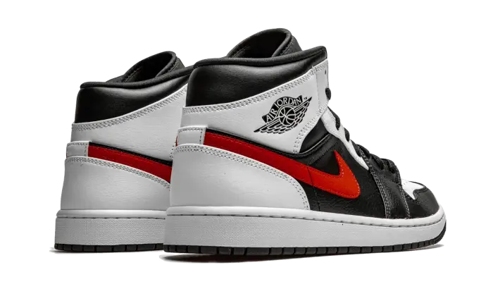 Air Jordan 1 Mid Black Chile Red White Air Jordan