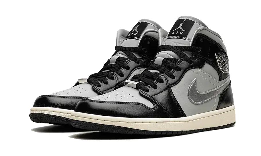 Air Jordan 1 Mid Black Chrome VOSneakers