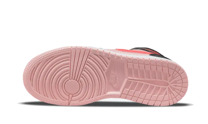 Air Jordan 1 Mid Black Pink Crimson Air Jordan
