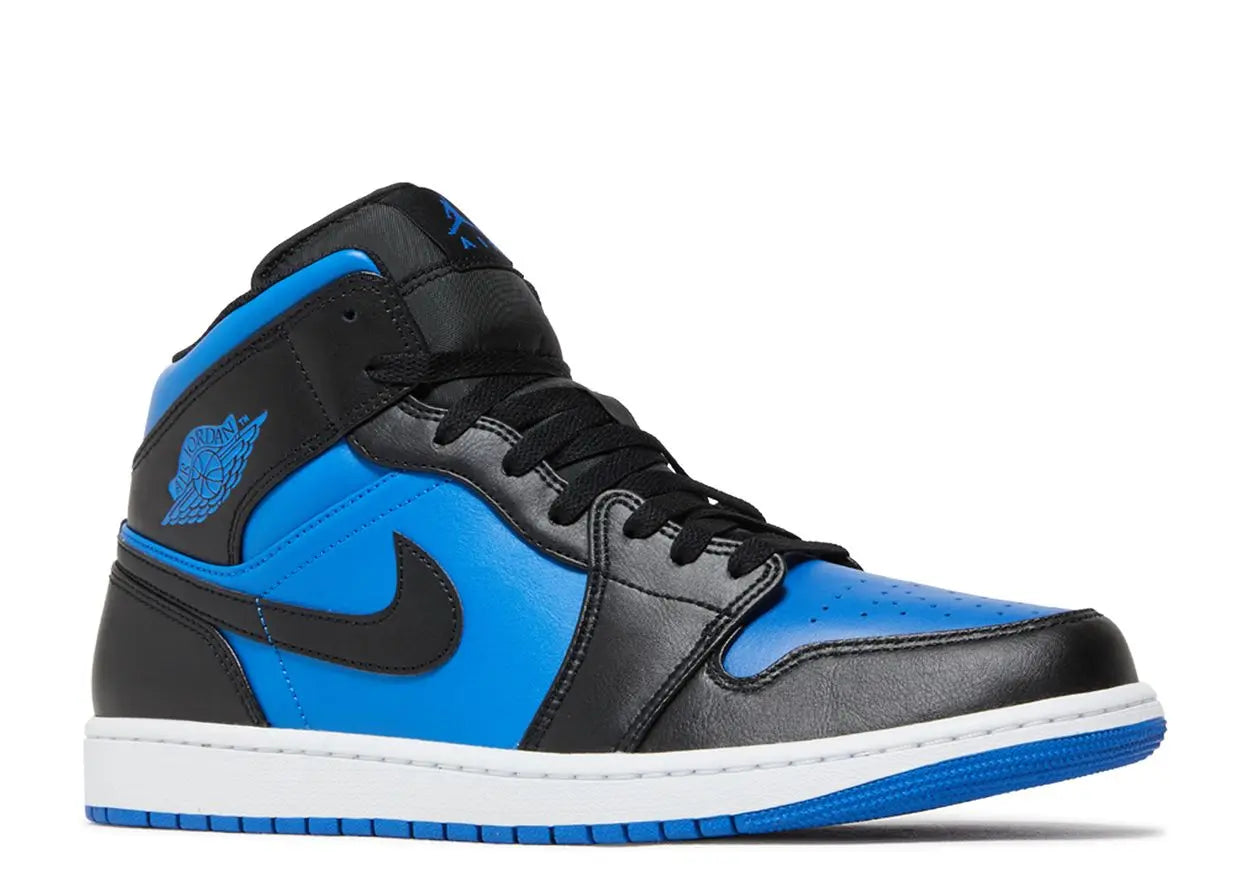 Air Jordan 1 Mid Black Royal Blue Air Jordan