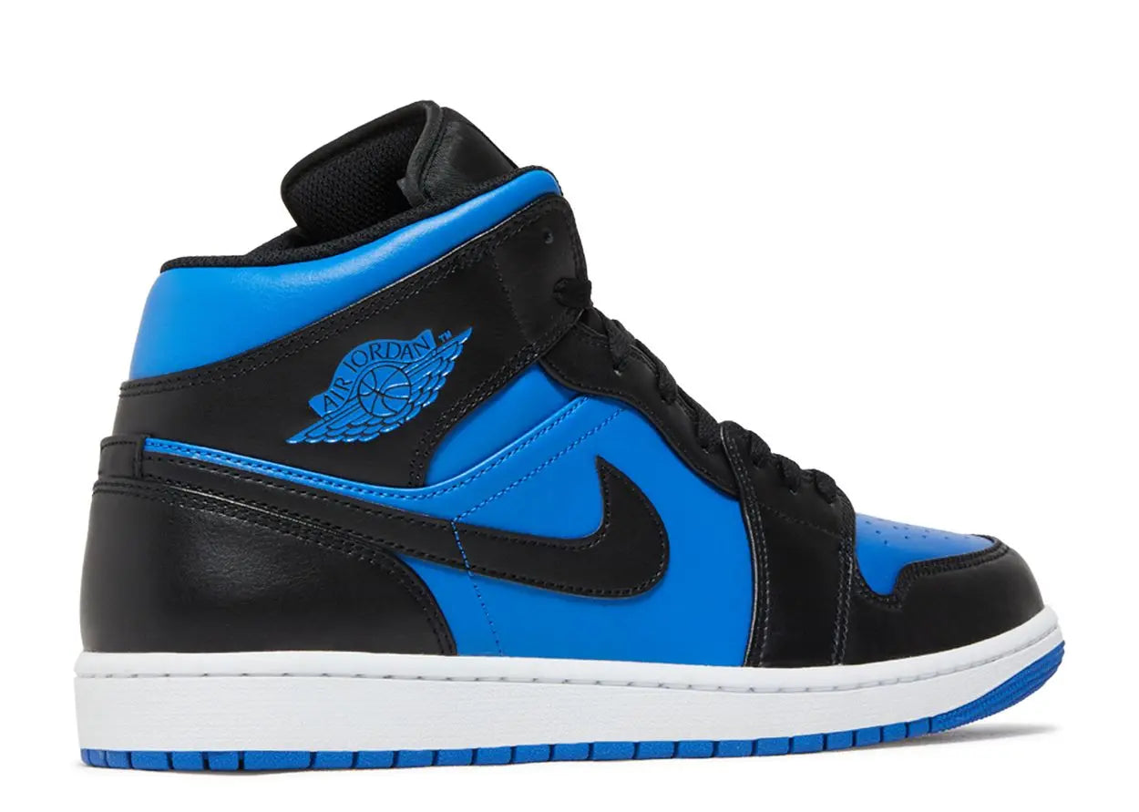 Air Jordan 1 Mid Black Royal Blue Air Jordan