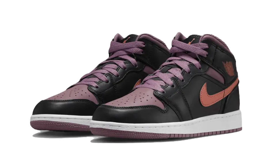 Air Jordan 1 Mid Black Sky J Mauve Air Jordan