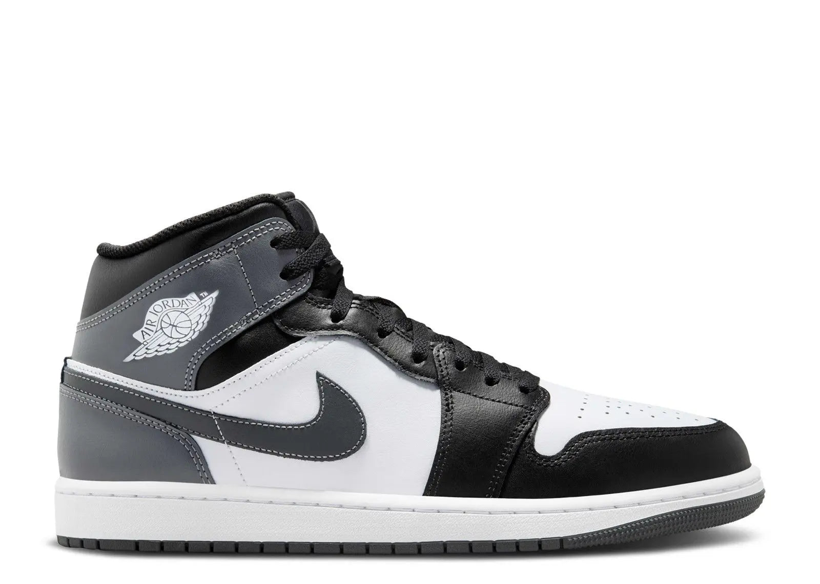 Air Jordan 1 Mid Black White Iron Grey Air Jordan