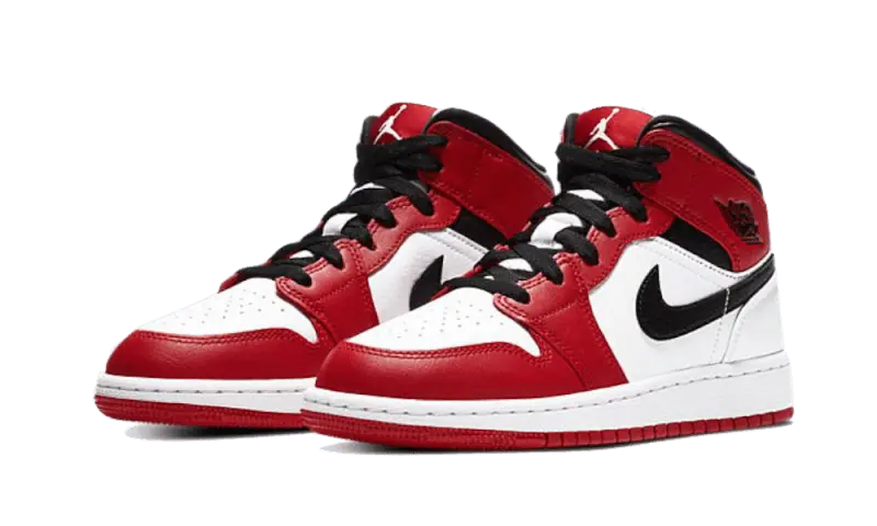 Air Jordan 1 Mid Chicago White Air Jordan