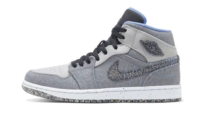 Air Jordan 1 Mid Crater Grey University Blue Air Jordan