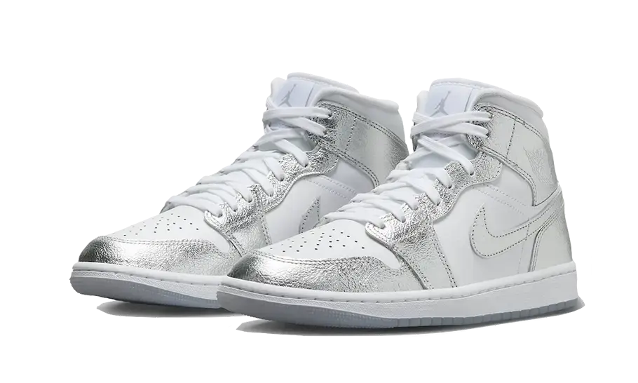 Air Jordan 1 Mid Crinkled Chrome Air Jordan